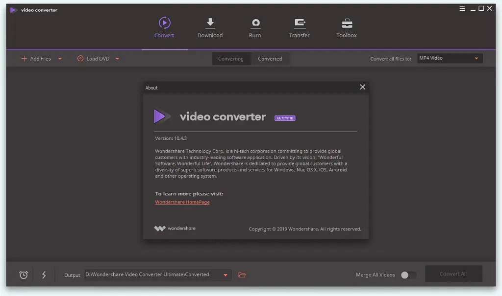 Wondershare Video Converter Ultimate Free Download