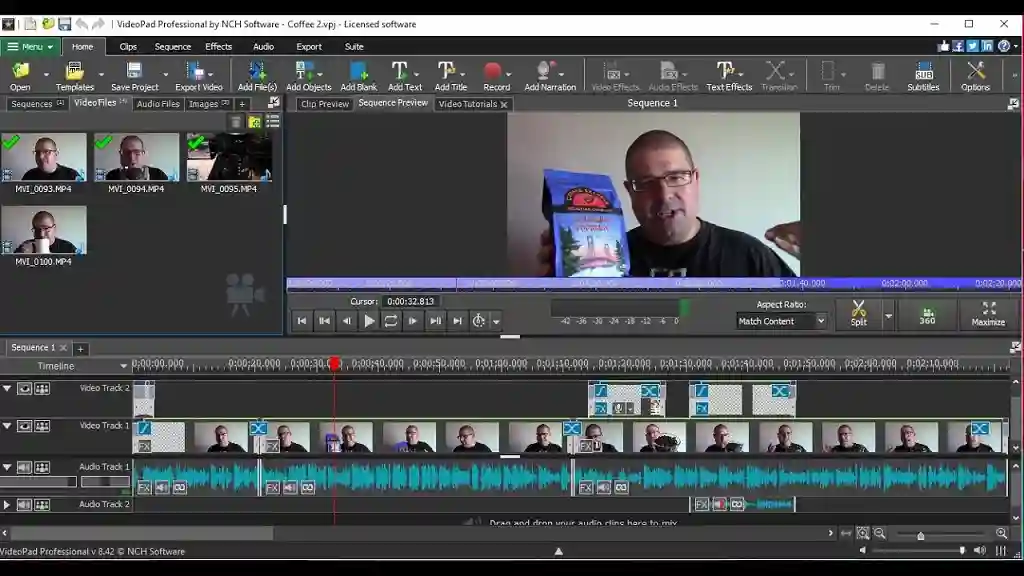NCH VideoPad Video Editor Professional 11.06 Free Download