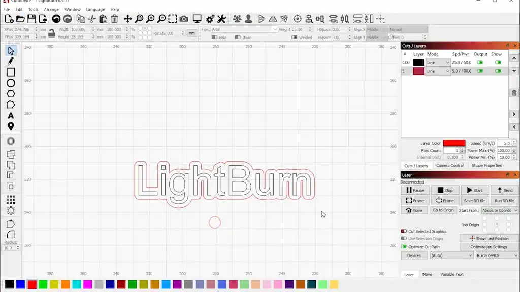 LightBurn Software Latest